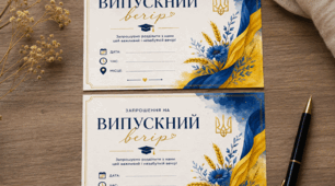 ✨ Запрошення на випускний вечір 🇺🇦