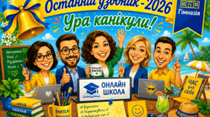 З Останнім дзвоником! Вітальна листівка колегам-вчителям
