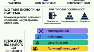 Біологічні системи: рівні та принципи організації