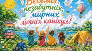 Пам'ятка, чек-лист, побажання на літні канікули для 7 класу
