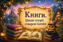 📖 Книги. Цікаві історії, створені Gemini 