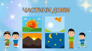 ВІРШІ - ЗАГАДКИ "ЧАСТИНИ ДОБИ"