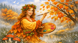 Пазл🧩🍂🌾"Осінь-маляр із палітрою пишною..." 🌾🍁Максима Рильського 🍂