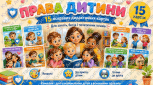 Комплект дидактичних карток «Права дитини»