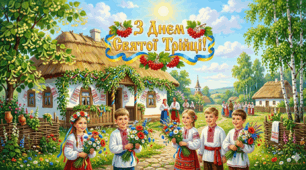 ✨⛪ 🧩Пазл ✨ "Зелені свята. Традиції Трійці" 🌿🕊️✨