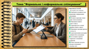 Формальне і неформальне спілкування. Громадянська освіта. 9 клас. НУШ (2026). До підручника Васильків І. та ін.