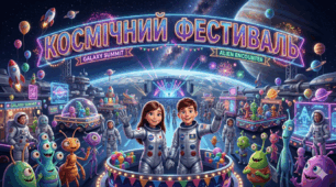 Презентація "Космічний фестиваль". Тематичний день в пришкільному  літньому таборі. День Космосу в рамках Тижня космонавтики.