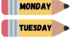📅 🗓️ Постери для класної кімнати Days of the week