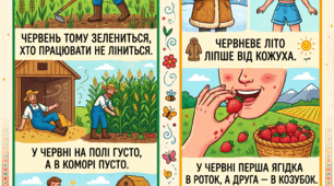 Цікавинки про червень для дошкільнят