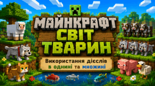 Майнкрафт. Світ тварин. Використання дієслів в однині та множині