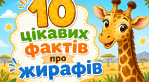 Цікаві факти про жирафів: презентація+інтерактивна вправа