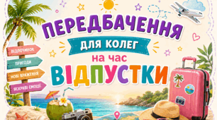 Передбачення для колег на час відпустки