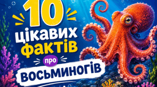 Цікаві факти про восьминогів: презентація+інтерактивна вправа