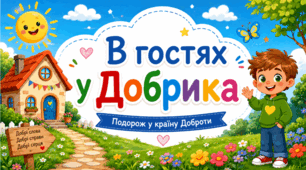 Пришкільний літній табір 2026. В гостях у Добрика (презентація-сценарій казкової гри-подорожі)