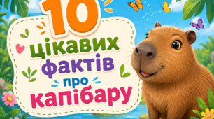 Цікаві факти про капібару: презентація+інтерактивна вправа+вправа-лабіринт (роздатковий матеріал)