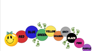 Постери для класної кімнати " Caterpillar Colors"