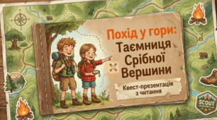 ⛰️ Квест-презентація з читання (1–4 клас) 🎒 Похід у гори: Таємниця Срібної Вершини