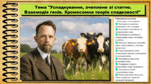 Успадкування, зчеплене зі статтю. Взаємодія генів. Хромосомна теорія спадковості. Біологія. 9 клас. НУШ (2026). До підручника Тагліна О., Самойлов А. та ін.