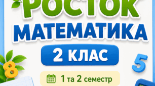 Календарне планування «Росток» Математика, 2 клас  І та ІІ семестр 5 годин на тиждень