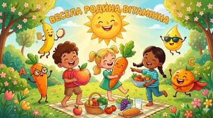Сценарій літньої розваги "Вітамінна палітра літа", авторська гра в мп3 додається
