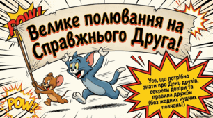 Презентація "Велике полювання на Справжнього Друга" до Дня друзів. 9 червня - День друзів. 30 липня - Міжнародний день дружби