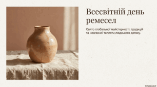10 червня - Всесвітній день ремісництва