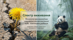 Презентація "Поняття про екологічно пластичні та непластичні види. Адаптивна радіація" 11 клас