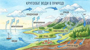 Пазл. КРУГООБІГ ВОДИ