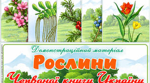 Демонстраційний матеріал "Рослини Червоної книги України"
