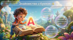 Буква Аа. Вивчаємо АБЕТКУ легко і весело! 🔤 Вправи, вірші, скоромовки та читання для 1 класу. Презентація