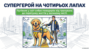 Собаки-поводирі: стандарти, інклюзивність та вплив на життя