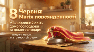 8 червня - Міжнародний день домогосподарки та домогосподаря