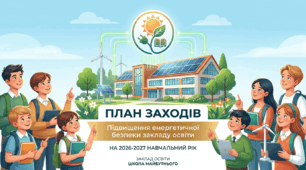 План заходів із підвищення енергетичної безпеки закладу освіти на 2026/2027 навчальний рік