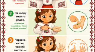 Інтерактивна картка-забавлянка «Мій український рушничок»: патріотичне виховання та розвиток мовлення дітей раннього та молодшого віку.
