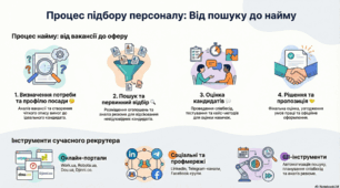 Цикл інфографік до професії "Офіс-адміністратор"