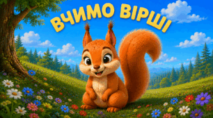 🐿️ Вивчаю вірші, покращую пам'ять "Білка" Грицько Бойко