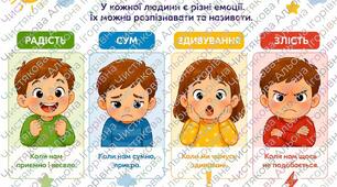 Дидактична гра «Відгадай емоцію»