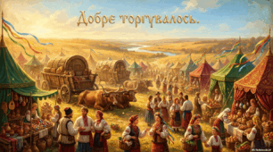 Артбук  за мотивами співомовки Степана Руданського «Добре торгувалось»