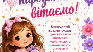 Постер «З Днем народження вітаємо!»