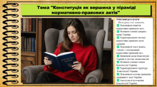 Конституція як вершина у піраміді нормативно-правових актів. Правознавство. 9 клас. НУШ (2026). До підручника Васильків І. Д., Кравчук В. М.