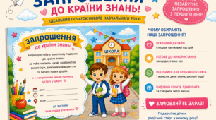 Запрошення для майбутніх першокласників