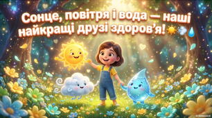 Презентація «Сонце, повітря і вода — наші найкращі друзі здоров’я!»