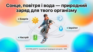 Презентація "Сонце, повітря і вода - природний заряд для твого організму"