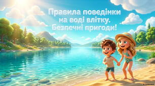 Презентація «Правила поведінки на воді влітку»