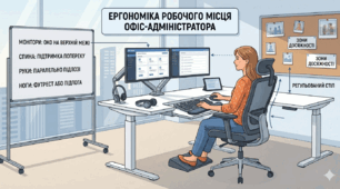 Матеріали до уроку в/н "Ергономіка робочого місця офіс-адміністратора"