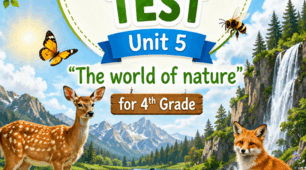 Diagnostic test Unit 5 ‘’The world of nature’’ Form 4