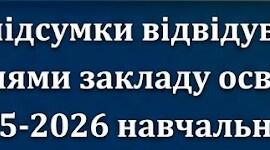 Наказ про підсумки відвідування закладу освіти за 2025-2026 н.р.