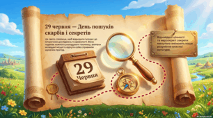 29 червня  - День пошуків скарбів і секретів