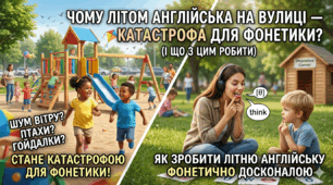 Чому влітку англійська на вулиці — це катастрофа для фонетики (і що з цим робити)