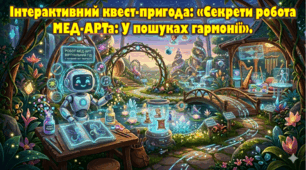 Інтерактивний квест-пригода: «Секрети робота МЕД-АРТа: У пошуках гармонії».